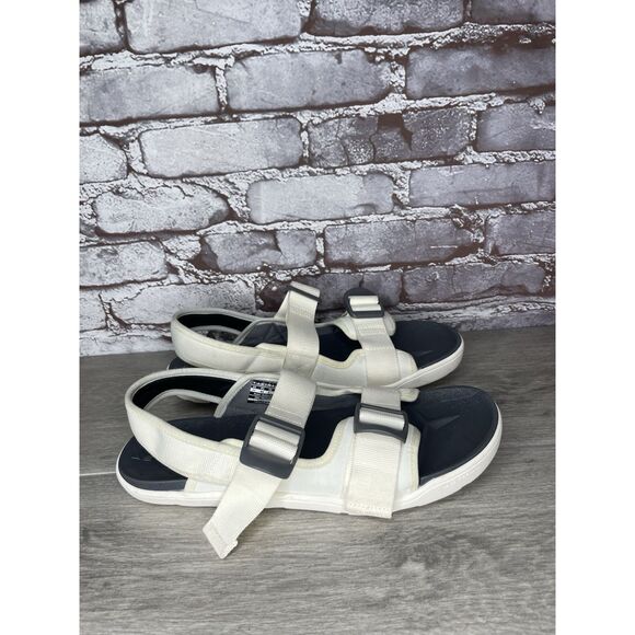 Astral Weber White Textile Black Hiking Water Strap Sandals Women Sz 11M US/44EU - Picture 1 of 16